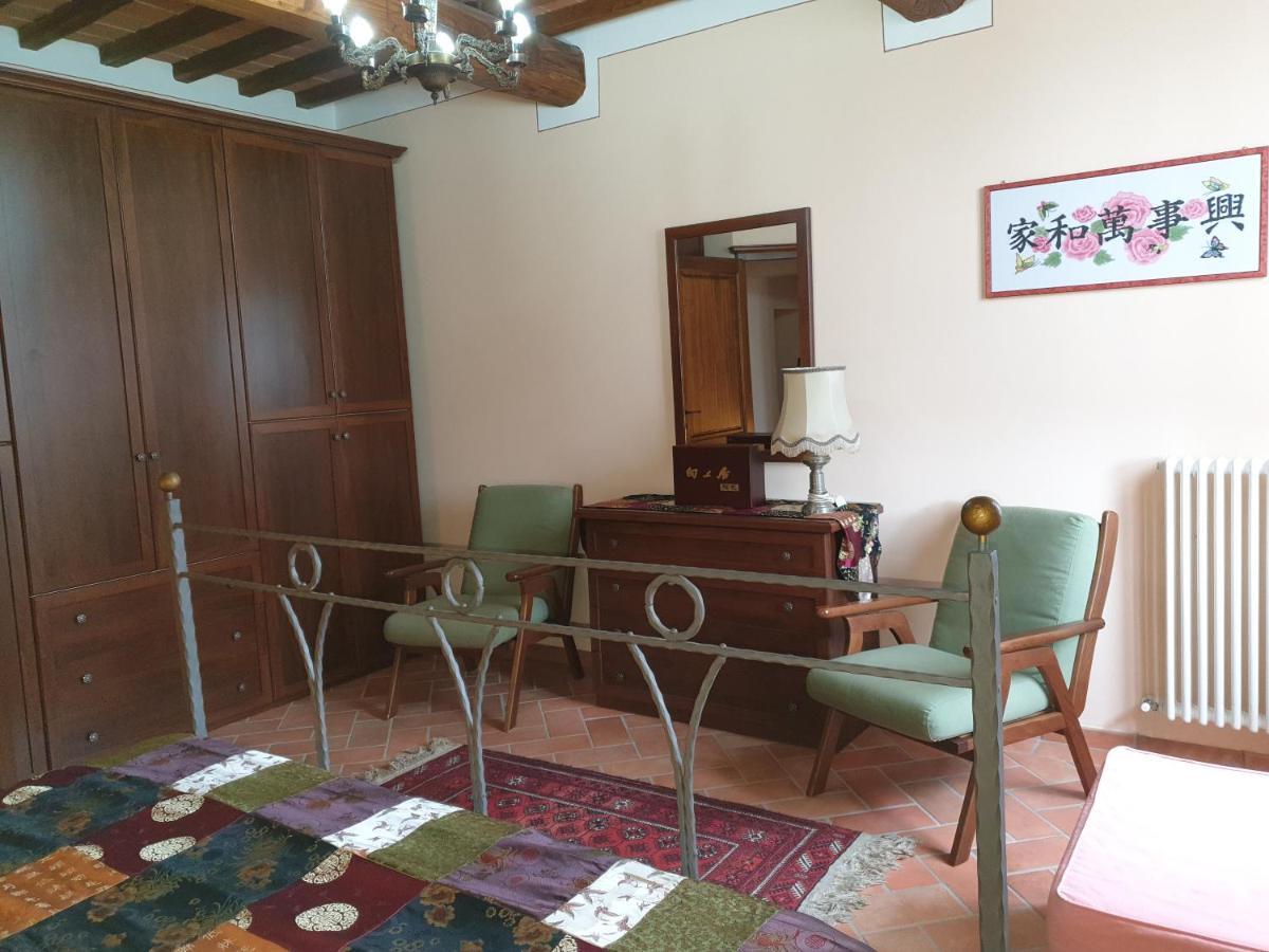 Podere Il Poggio Asciano Exteriör bild