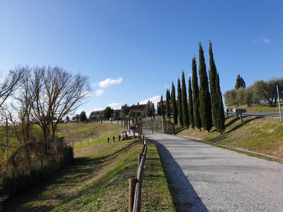 Podere Il Poggio Asciano Exteriör bild