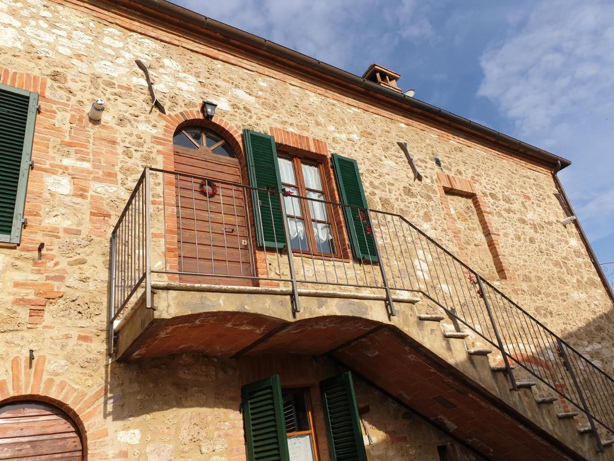 Podere Il Poggio Asciano Exteriör bild
